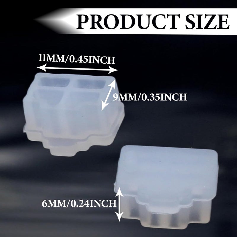 Moicstiy 25Pcs Ethernet Dust Cover, RJ45 Anti-Dust Silicone Plugs Protector Stopper Cap - Securely Block and Shield Female Ports for Switches, Routers, and Media Converters(Clear) - Image 3